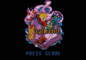 The Pagemaster Title Screen